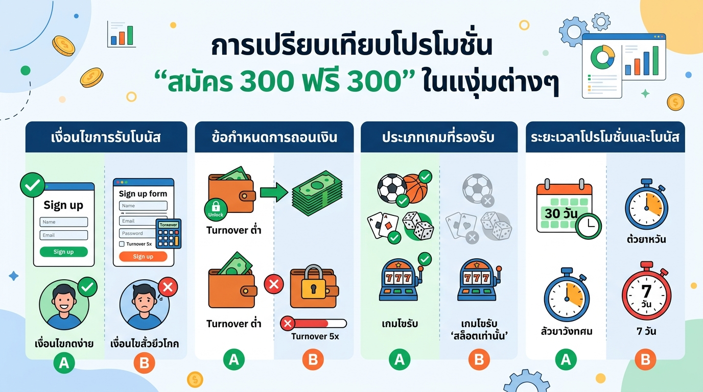 ทำความเข้าใจ 'สมัคร 300 ฟรี 300' คืออะไร?