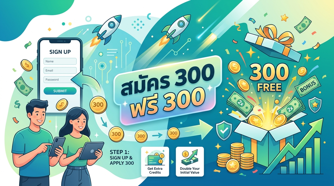 การเปรียบเทียบโปรโมชั่น 'สมัคร 300 ฟรี 300' ในด้านต่างๆ