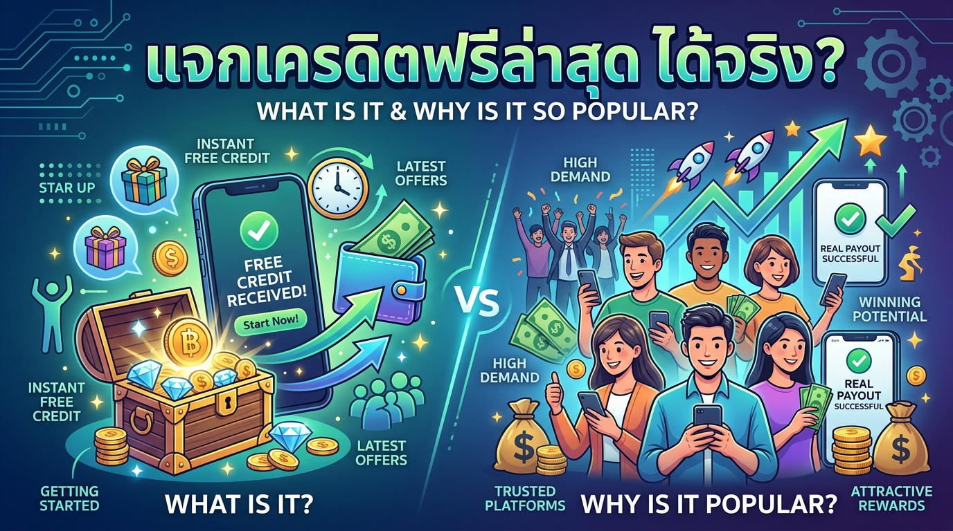 เงื่อนไขสำคัญของเครดิตฟรี: อ่านให้เข้าใจก่อนรับ