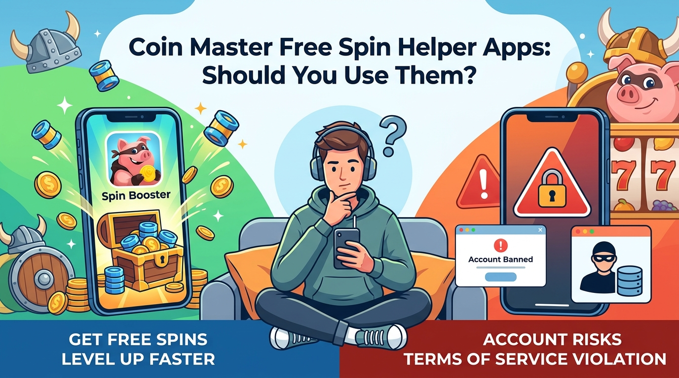 แอปพลิเคชันตัวช่วยรับฟรีสปิน Coin Master: ควรใช้หรือไม่?
