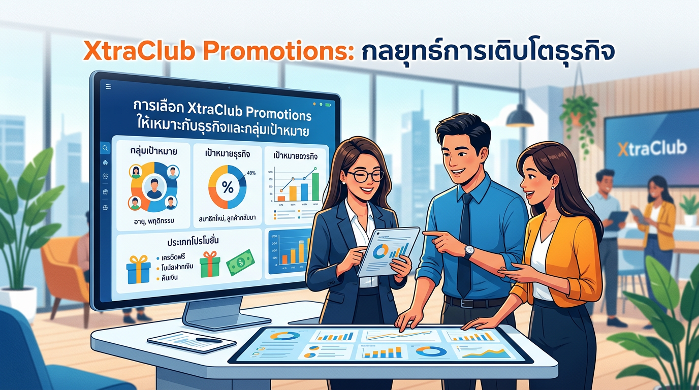 การเลือก XtraClub Promotions ให้เหมาะกับธุรกิจและกลุ่มเป้าหมาย