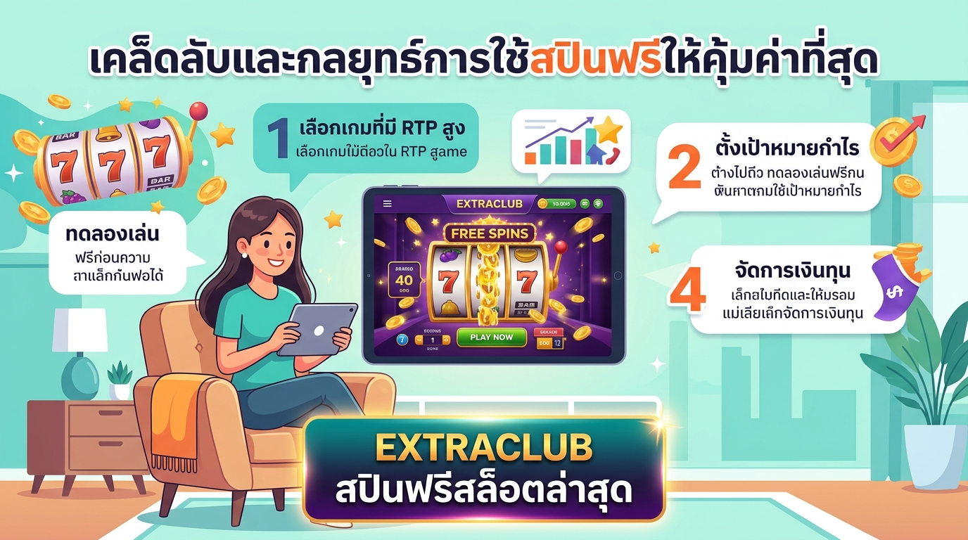 EXTRACLUB สปินฟรีสล็อตล่าสุดคืออะไร?