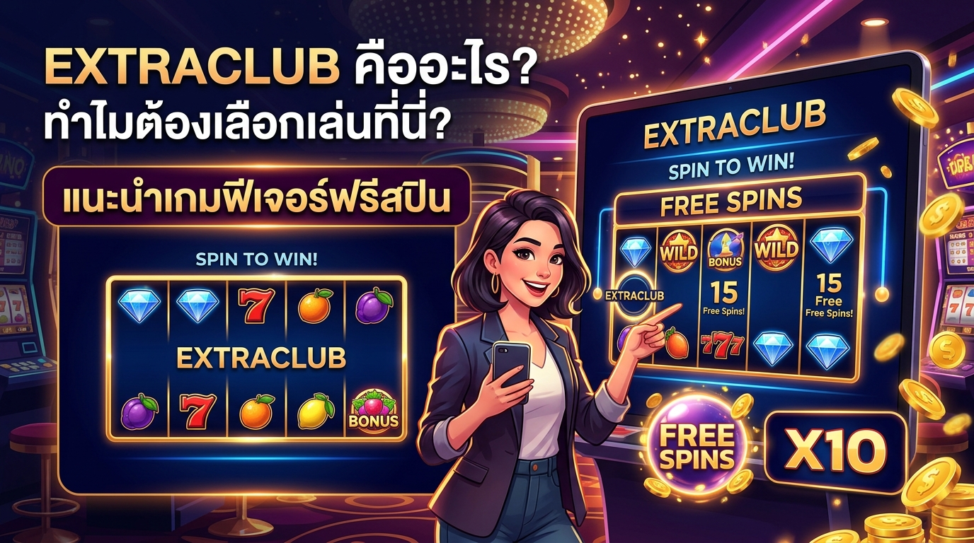 EXTRACLUB แนะนำเกมฟีเจอร์ฟรีสปิน
