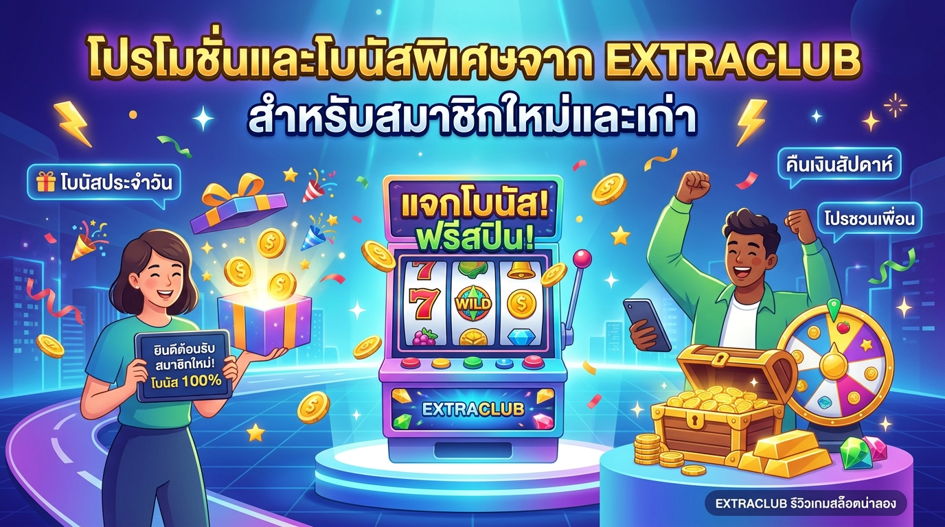 EXTRACLUB รีวิวเกมสล็อตน่าลอง คืออะไร? ทำไมต้องเล่นค่ายนี้?